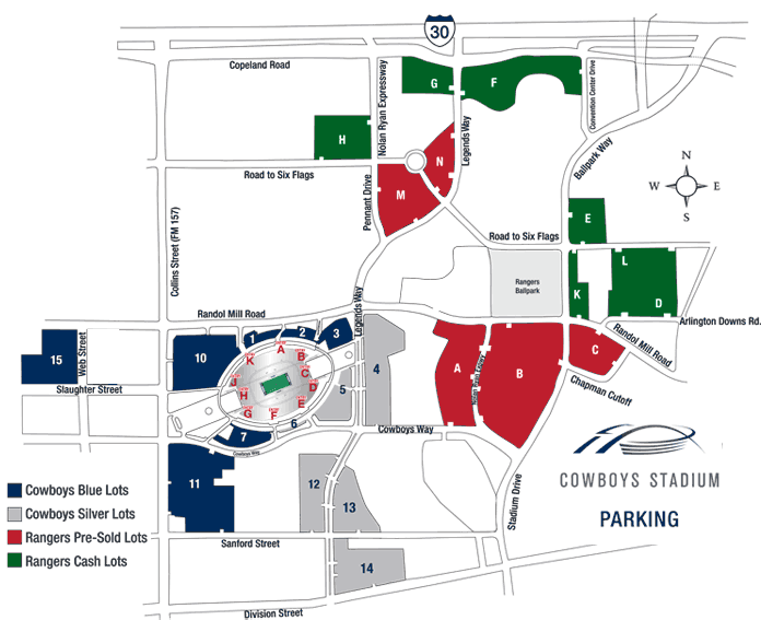 Fedex Field Parking Chart